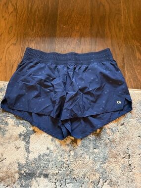 GAP Navy Athletic Shorts with Star Motif